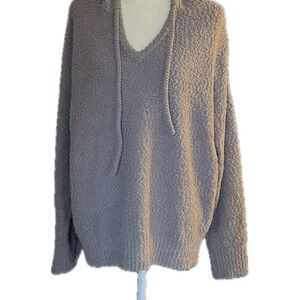LOFT Super Soft Hooded Knit Pullover